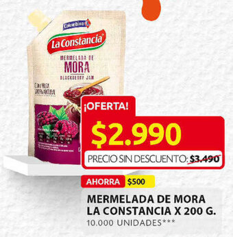 Ara Mermelada de Mora La Constancia x 200g oferta
