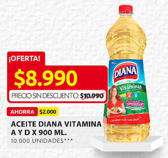 Ara Aceite Diana Vitamina A y D x 900ml oferta