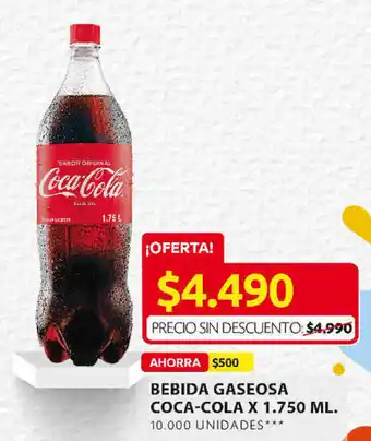 Ara Bebida Gaseosa Coca-Cola x 1.750ml oferta