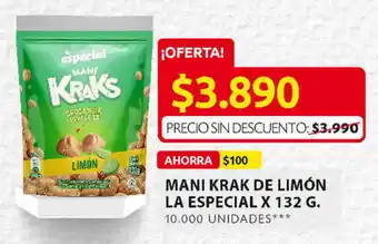 Ara Mani Kraks de Limón La Especial x 132g oferta