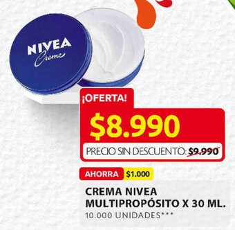 Ara Crema Nivea Multiproposito x 30ml oferta