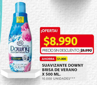 Ara Suavizante Downy Brisa de Verano x 500ml oferta
