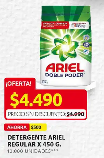 Ara Detergente Ariel Regular x 450g oferta