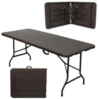Linio Mesa portafolio plegable 180cm tipo madera plástico jardín oferta