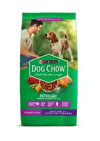 Tierragro Dog chow longevidad adulto mayor (7+) oferta
