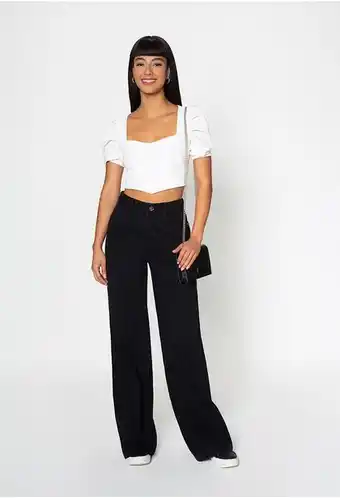 ELA Blusa manga corta escote corazón. oferta
