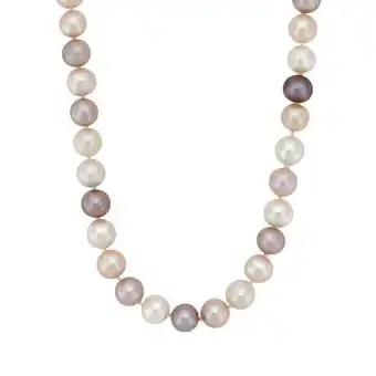 Kevin's Joyeros Collar con perlas de 8 mm de ancho aprox con broche en oro amarillo de 18 kilates, 45 cm. de largo oferta