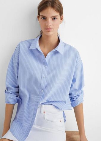 Mango Camisa rayas oferta