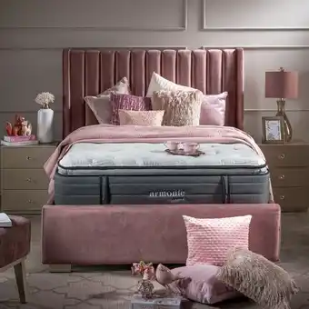 Muebles Jamar Colchón queen armonic pilow top zabra (garantía 25 años) oferta