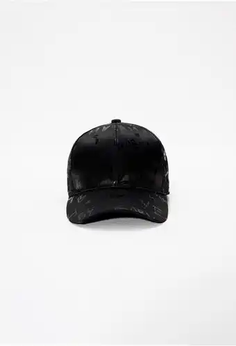 Gorra con texto en foil