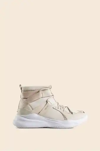 Vélez Tenis deportivos calima de cuero para mujer combinación de texturas beige oferta