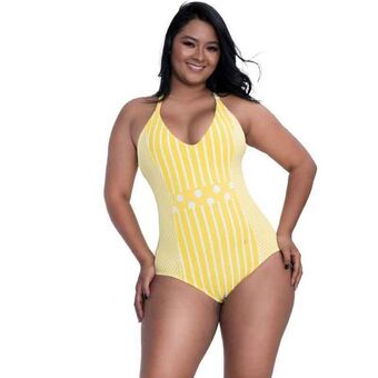 Fajitex Vestido de baño corte al frente oferta
