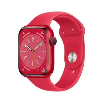 Ishop Apple\u00a0watch series\u00a08 gps (45mm) - (product) rojo - correa deportiva (product) rojo oferta