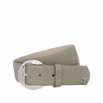 Bon-Bonite Cinturón color verde niebla en cuero oferta
