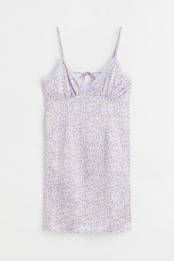 H&M Vestido lencero en satín oferta