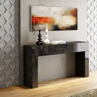 Muebles Jamar Consola axxis negro premium oferta