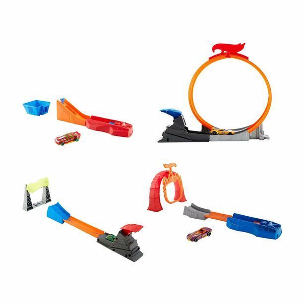 Oferta Pista de carros hot wheels action set cl sico de acrobacias