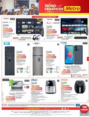 Metro Smart tv uhd 4k 55 oferta