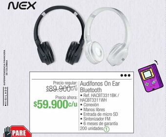 Audífonos nex