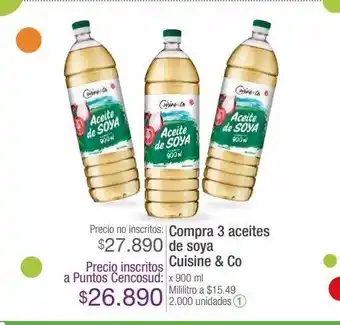 Jumbo Aceite de soya cuisine & co oferta