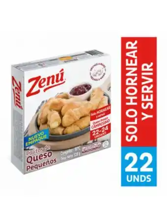 Palito de queso zenu*528grs