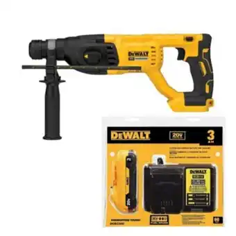 Rotomartillo sds-plus 20v max + starter kit 20v 3ah + cargador dewalt
