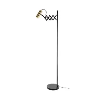 Tugó Lámpara de piso pole zigzag negro/dorado oferta