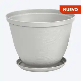 Rimax Matera redonda rafia 35 cm con plato oferta