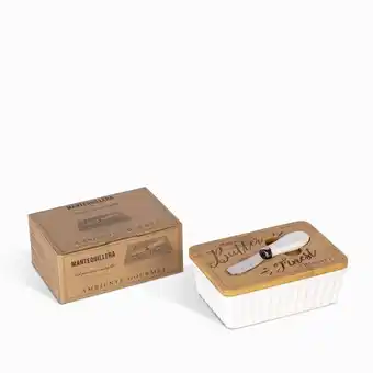 Ambiente Gourmet Mantequillera tapa madera oferta