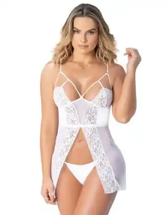 Baby doll vestido blanco fi a