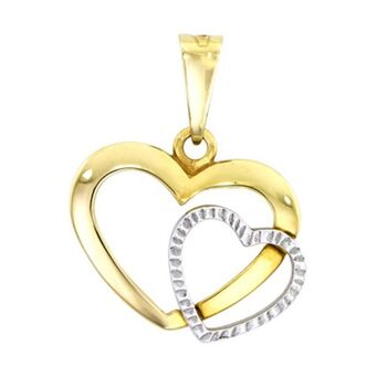 Kevin's Joyeros Dije en oro amarillo de 18 kilates con visos, corazon oferta