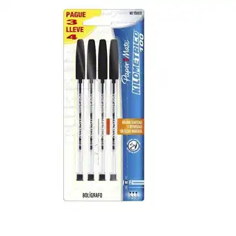 Superdroguería Olímpica Boligrafo paper mate kilométrico 4 x 3 negros oferta