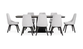 Aristas Mesa comedor napoles + 8 sillas vela oferta