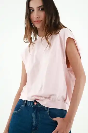Tennis Camiseta rosada oversize para mujer oferta