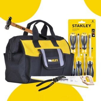 Linio Kit stanley de carpintería + maleta portaherramientas oferta