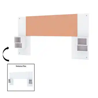 Éxito Cabecera líbano blanco/salmón oferta