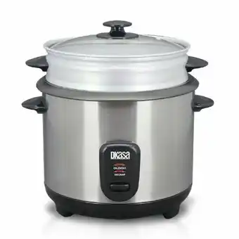 Olla arrocera dkasa acero inox 1.8 lb rc-ai1.8