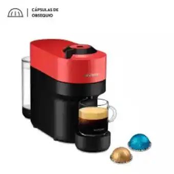 Home Sentry Máquina de café nespresso vertuo pop compacta roja oferta