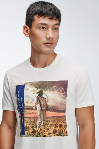Koaj Camiseta básica manga corta estampada. oferta