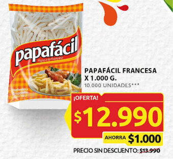 Ara PAPAFÁCIL FRANCESA X 1.000 G. oferta
