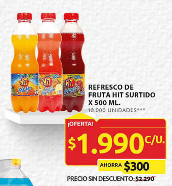 Ara REFRESCO DE FRUTA HIT SURTIDO X 500 ML. oferta