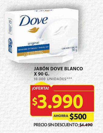 Ara JABÓN DOVE BLANCO X 90 G. oferta