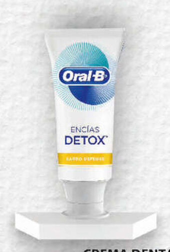 Ara CREMA DENTAL ORAL B DETOX ANTISARRO X 80 ML. oferta