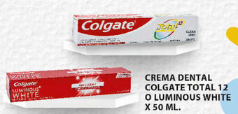 Ara CREMA DENTAL COLGATE TOTAL 12 O LUMINOUS WHITE X 50 ML. oferta