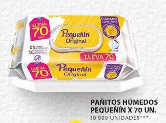 Ara PAÑITOS HÚMEDOS PEQUEÑÍN X 70 UN. oferta