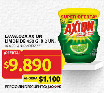 Ara LAVALOZA AXION LIMÓN DE 450 G. X 2 UN. oferta