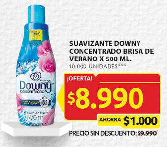 Ara SUAVIZANTE DOWNY CONCENTRADO BRISA DE VERANO X 500 ML. oferta