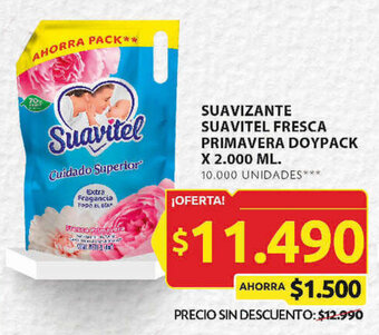 Ara SUAVIZANTE SUAVITEL FRESCA PRIMAVERA DOYPACK X 2.000 ML. oferta