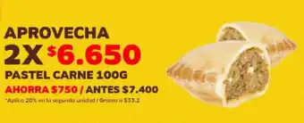 Oxxo PASTEL CARNE 2 x 100G oferta
