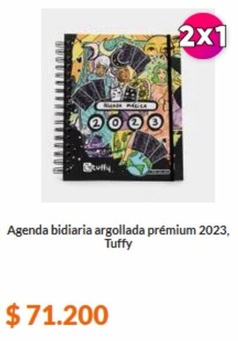 Agenda bidiaria argollada prémium 2023, Tuffy